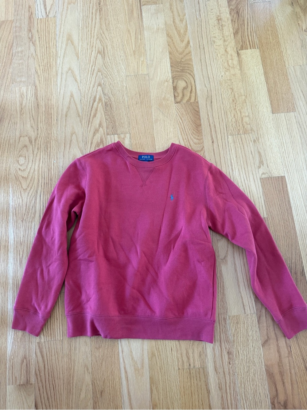 Polo by Ralph Lauren Boys Red Crewneck Sweatshirt